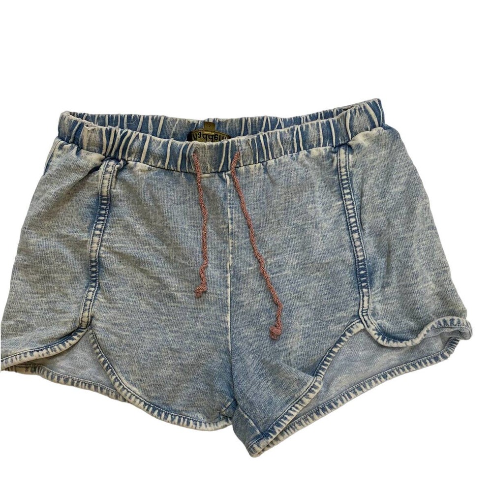 Madden NYC fabric denim style sweat shorts